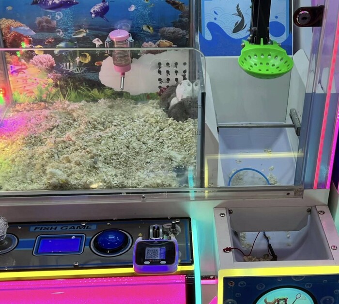 מכונת ארקייד עם אוגרים