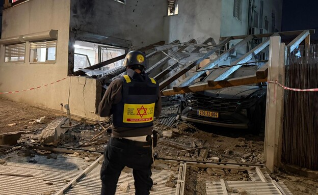 תיעוד מההרס במרכז הארץ בעקבות הירי מאיראן