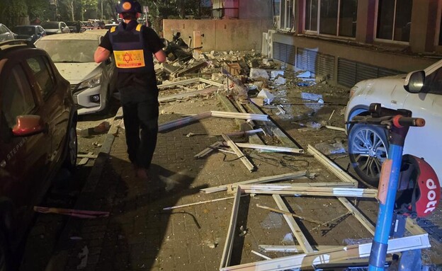 תיעוד מההרס במרכז הארץ בעקבות הירי מאיראן