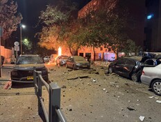 הנזקים בעקבות הירי מאיראן לעבר אזור השפלה