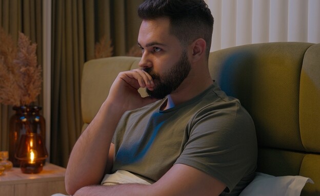 גבר מתוסכל, חרד, חרדה, דיכאון, סטרס