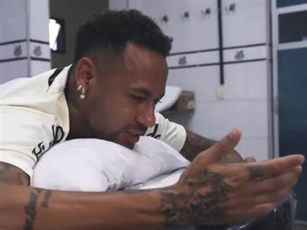 "מה איתי, אנצ`לוטי?!". ניימאר (צילום: ספורט 5)