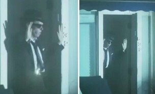 החשודה בזירת הרצח (צילום: רשתות חברתיות לפי סעיף 27 א')