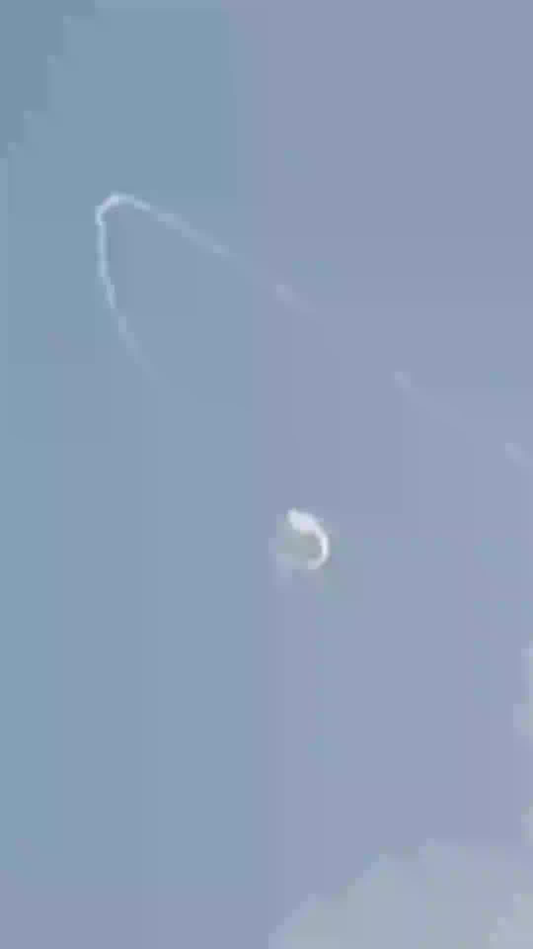 יירוט בשמי הצפון אחרי המטח מאיראן: תיעוד 