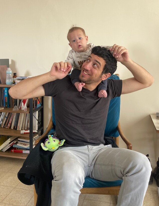 איתן קופלוביץ ז"ל ובנו בועז