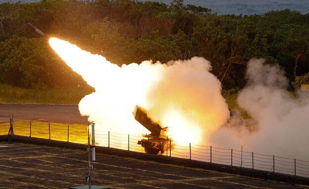 מערכת נשק אמריקנית מסוג HIMARS בטייוואן (צילום: רויטרס)