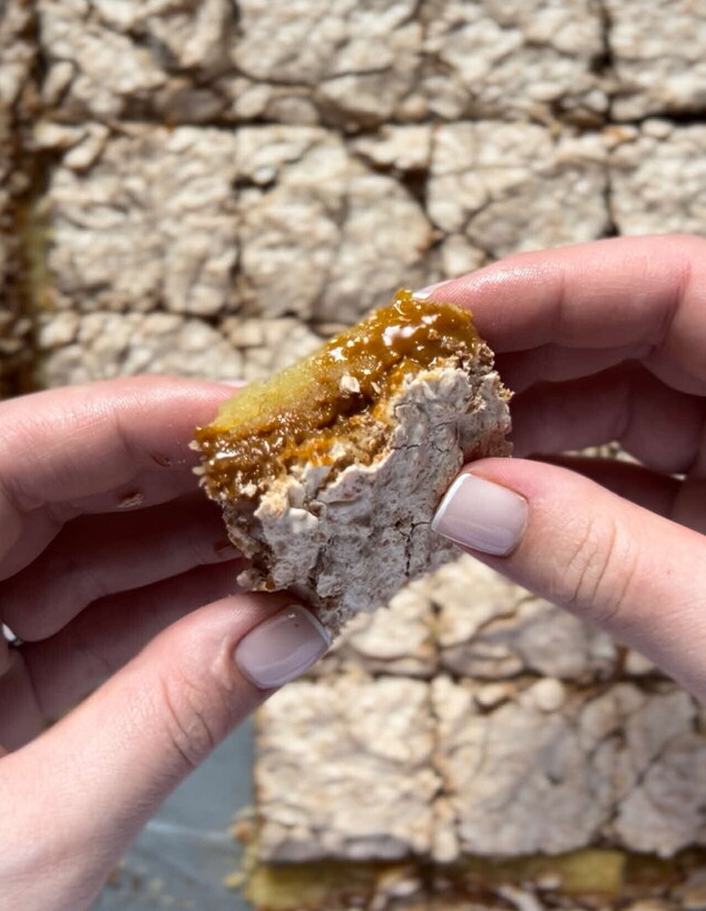 חיתוכיות ריבת חלב ומרנג קוקוס