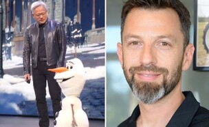 ערן רוזנברג, ג'נסן הואנג, GTC 2026 (צילום: אנבידיה)