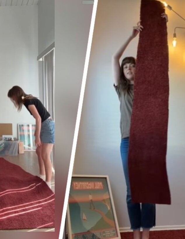 מצאה את השטיח האדום