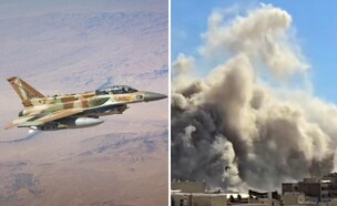 התקיפות (צילום: דובר צה"ל)