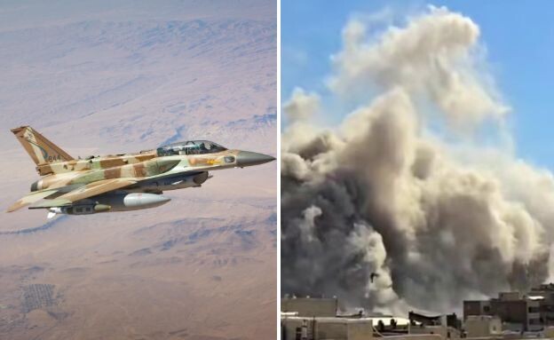 התקיפות (צילום: דובר צה"ל)