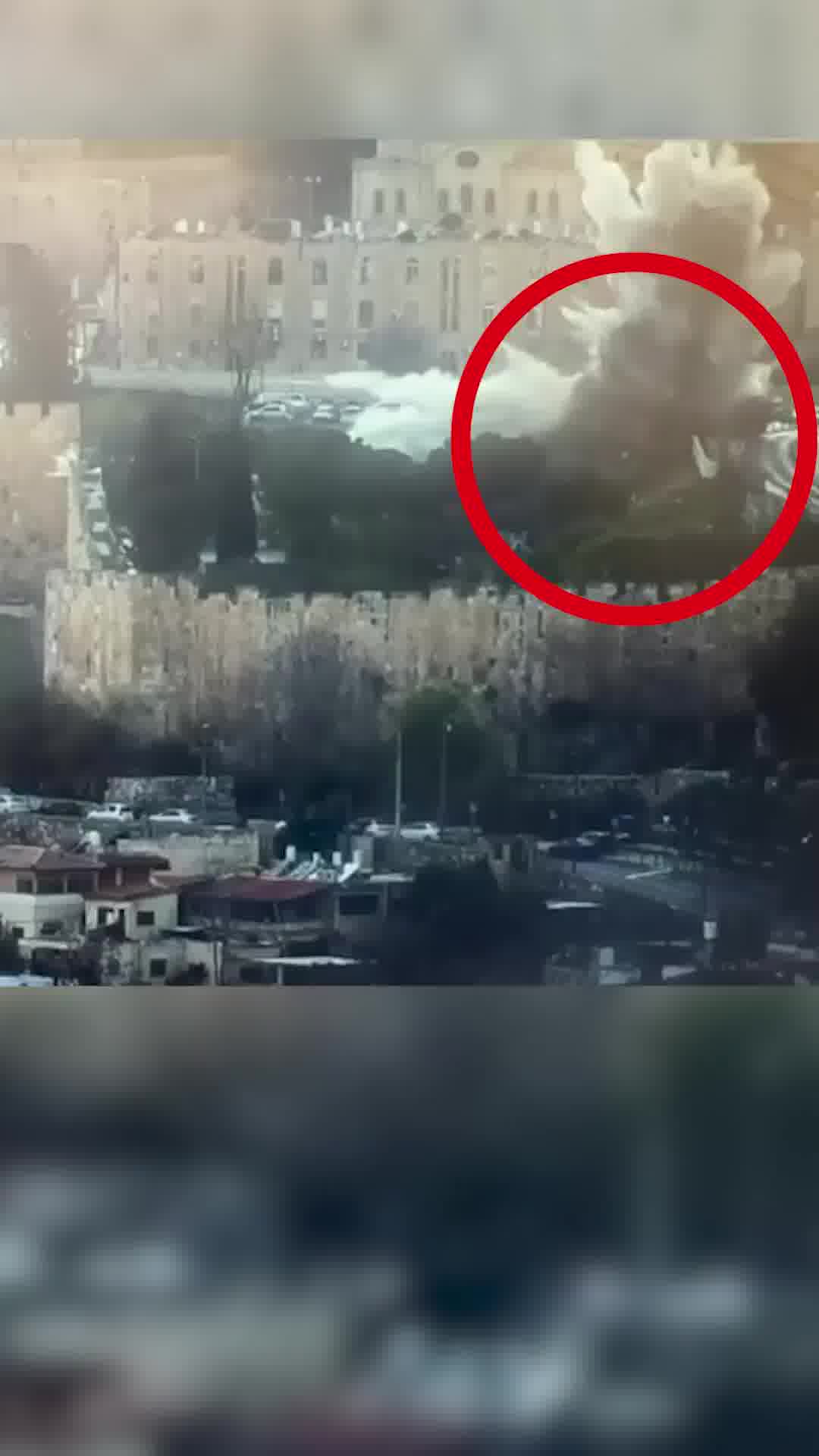 פיצוץ ענק בין חומות העיר העתיקה: תיעוד דרמטי מרגע הנפילה בירושלים