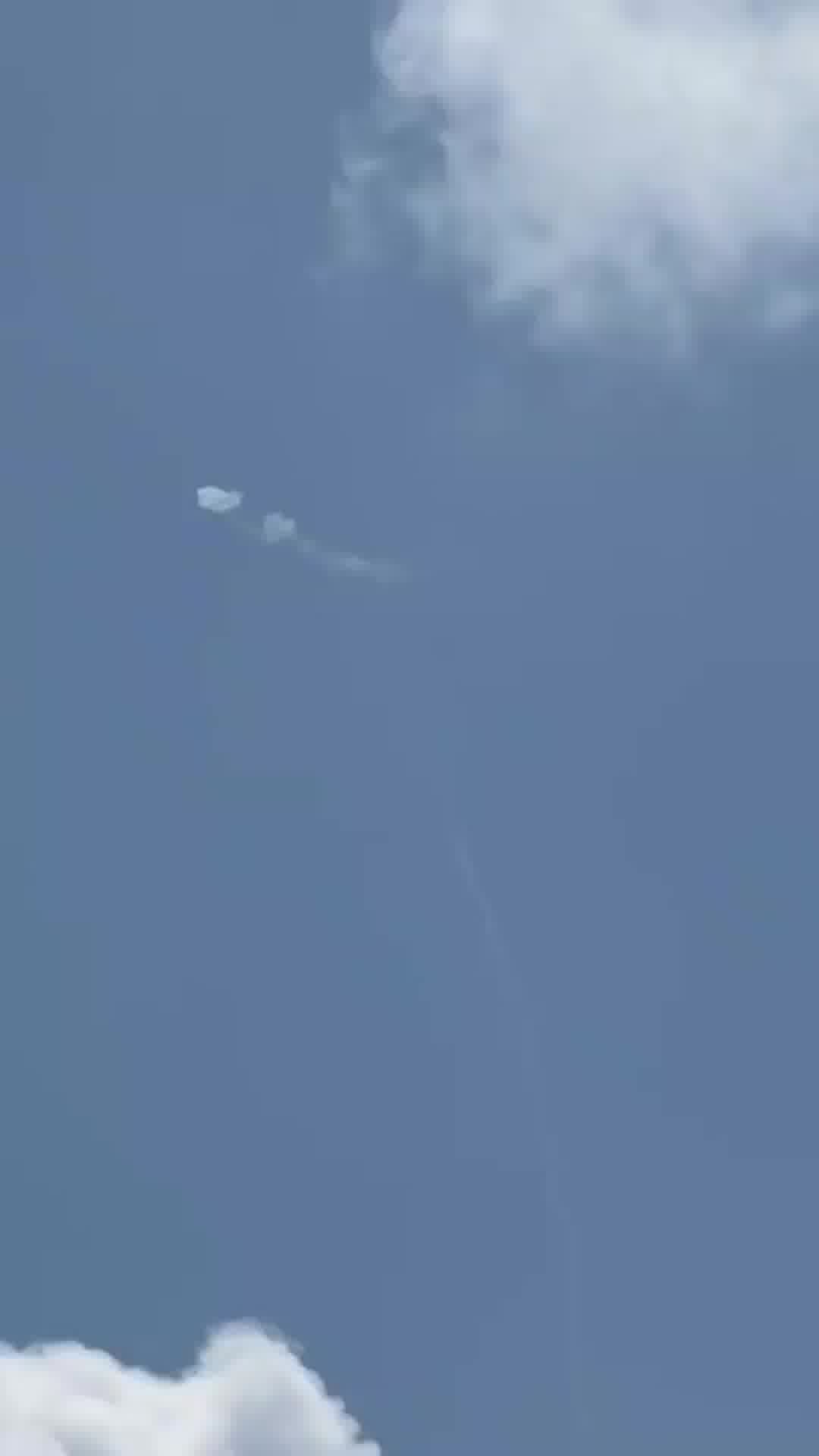 פיצוצים עזים בגוש דן בלי אזעקה: כך נראים היירוטים בשמי המרכז | מתפרסם באישור הצנזורה