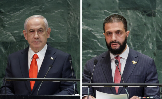 ראש הממשלה בנימין נתניהו ונשיא סוריה אחמד א-שרע