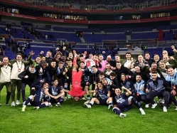 שחקני סלטה ויגו (Catherine Steenkeste - UEFA/UEFA via Getty Images (צילום: ספורט 5)