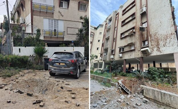 זירת פגיעה בראשון לציון