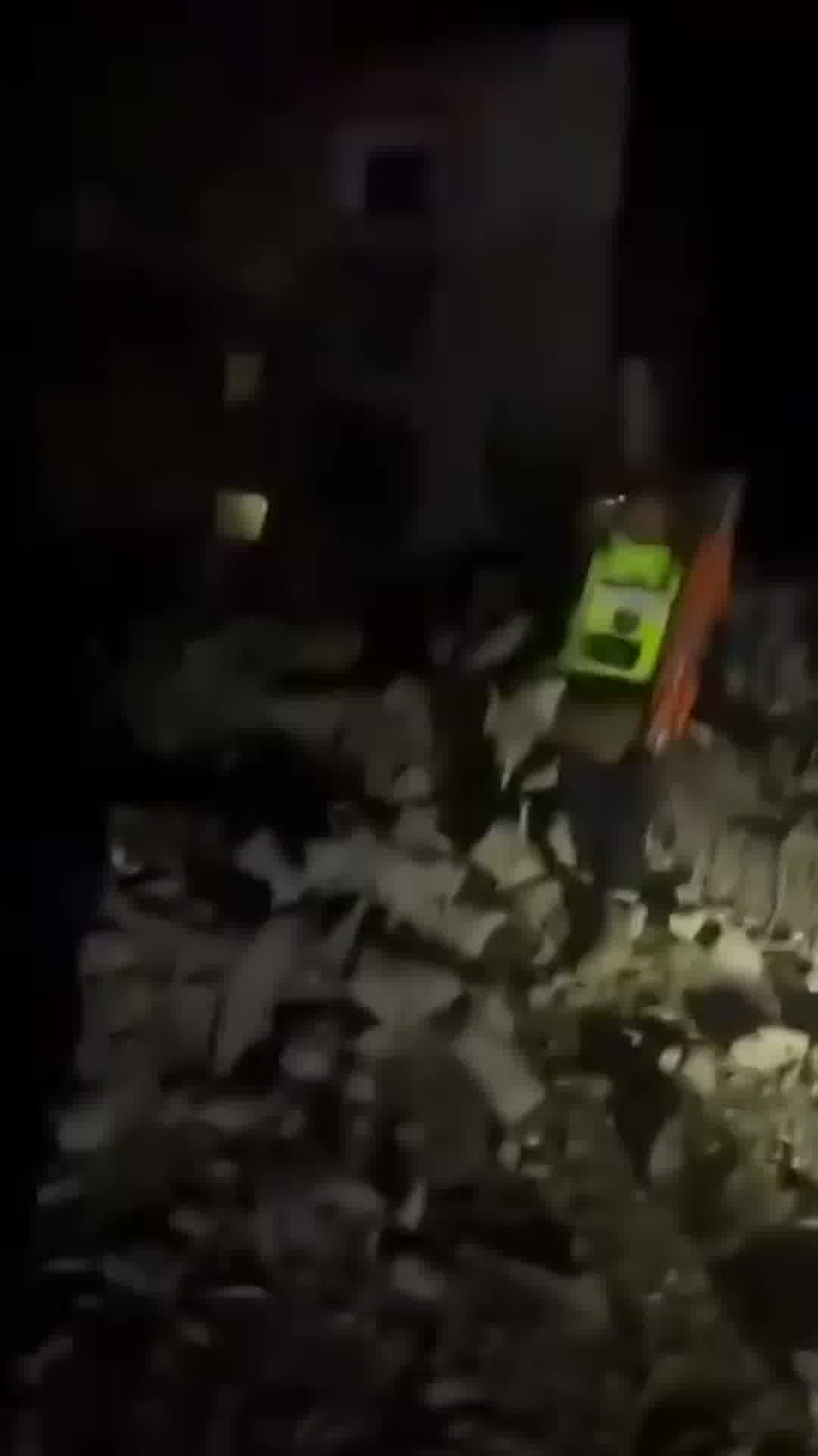 הרס בעיר צור אחרי תקיפת צה"ל באזור