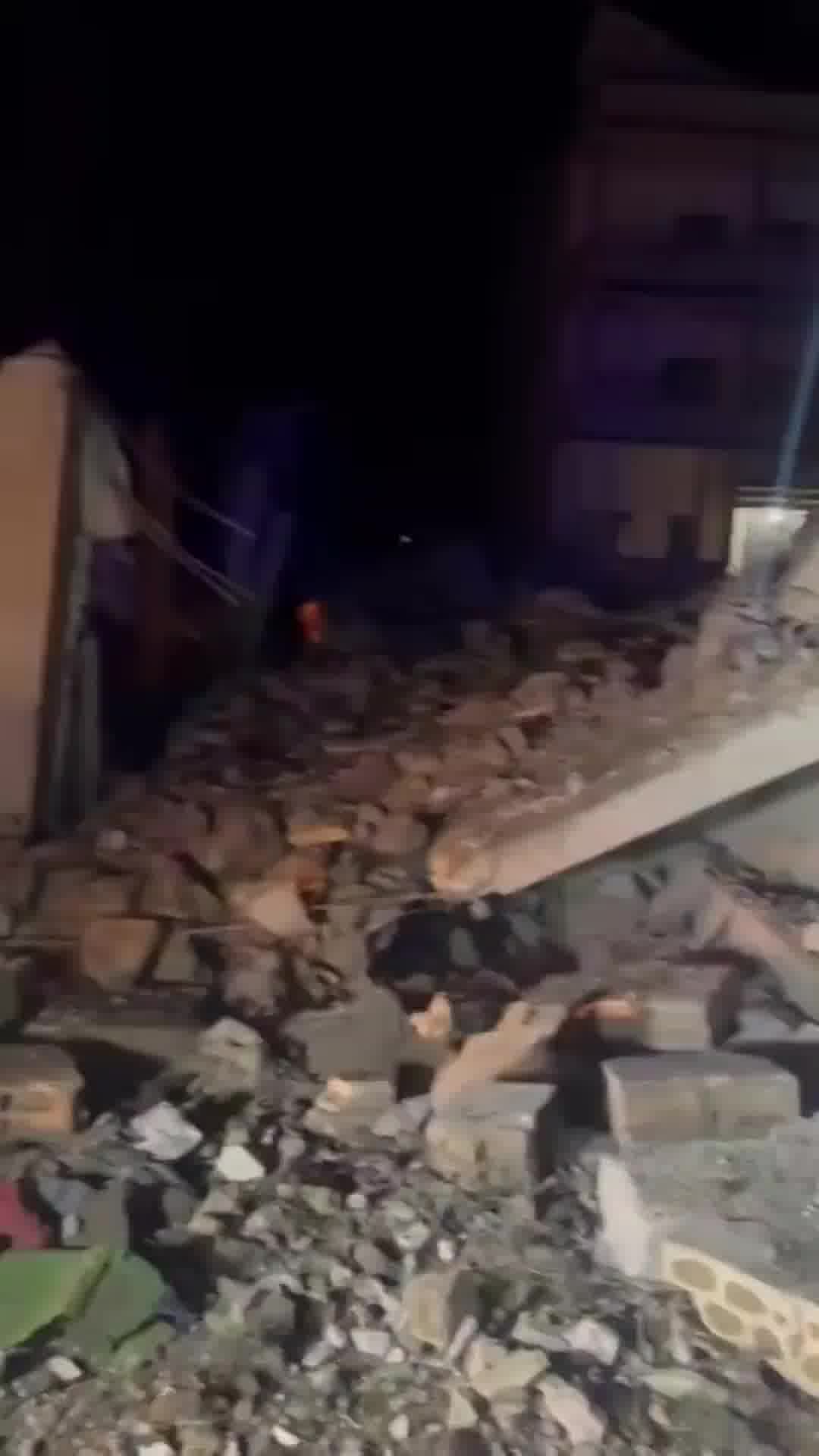 זירת תקיפה נוספת: הרס באחד הכפרים בדרום לבנון לאחר פעילות חיל האוויר