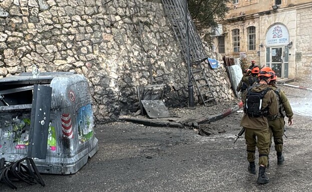 זירת הנפילה בצפת 