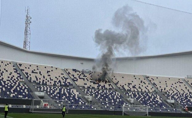 פייק ניוז: רסיס שנפל בבלומפילד (צילום: טלגרם)