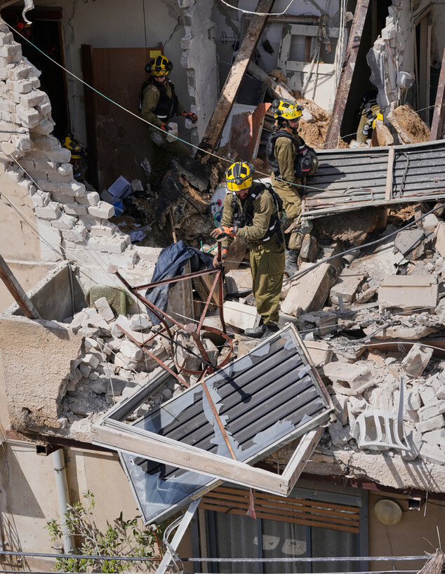 נפילת רסיס בתל אביב