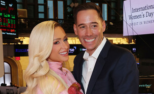 פריס הילטון ובן הזוג, קרטר ראום (צילום: Kevin Mazur, getty images)