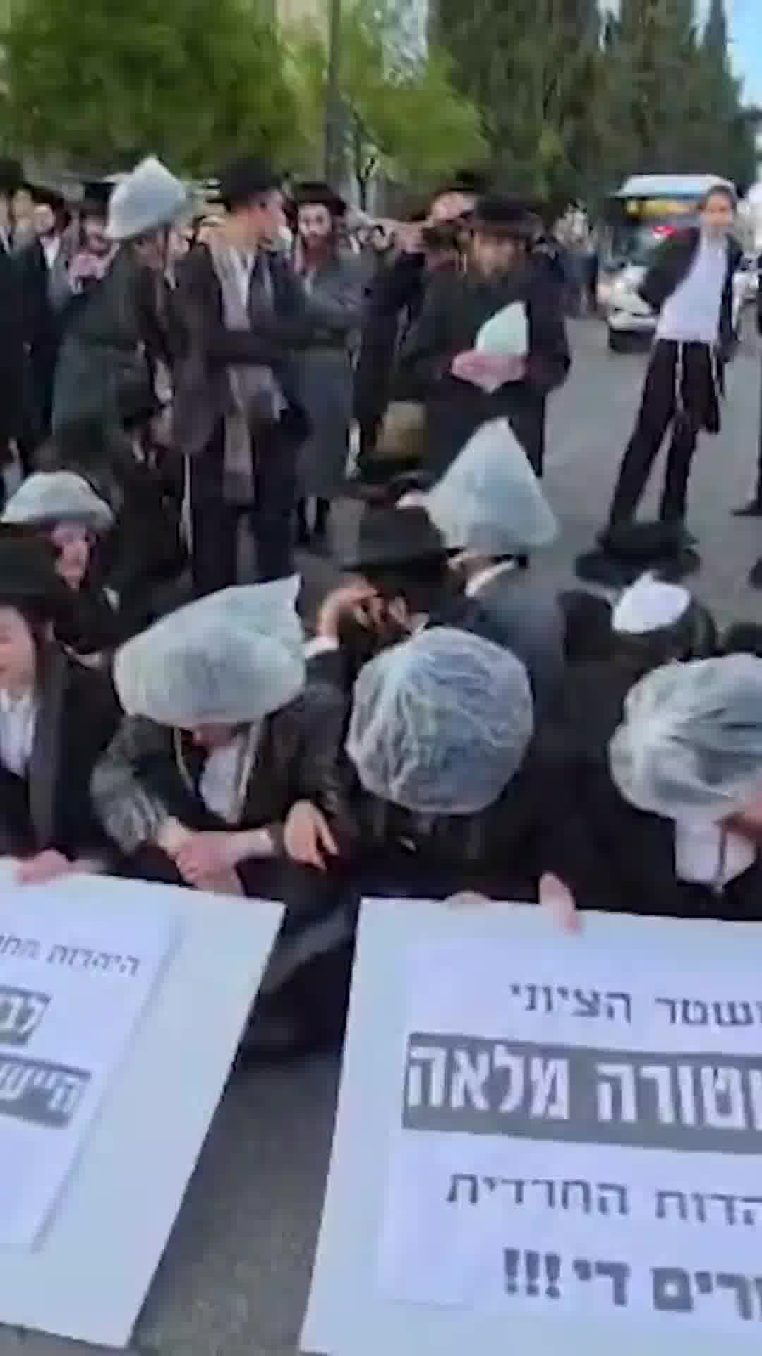 לאחר ההפגנה: כלל צירי התנועה ותוואי הרכבת הקלה נפתחו לתנועה