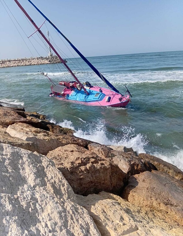 שרטון צ'יקו מרציאנו יאכטה אשקלון