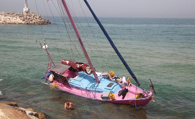 צ'יקו מרציאנו יאכטה תקועה אשקלון