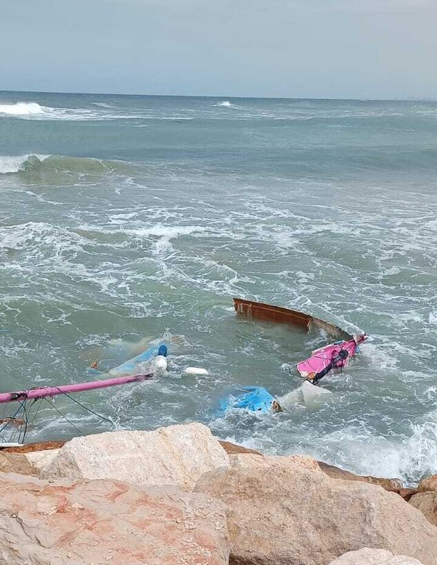 צ'יקו מרציאנו יאכטה טבועה אשקלון