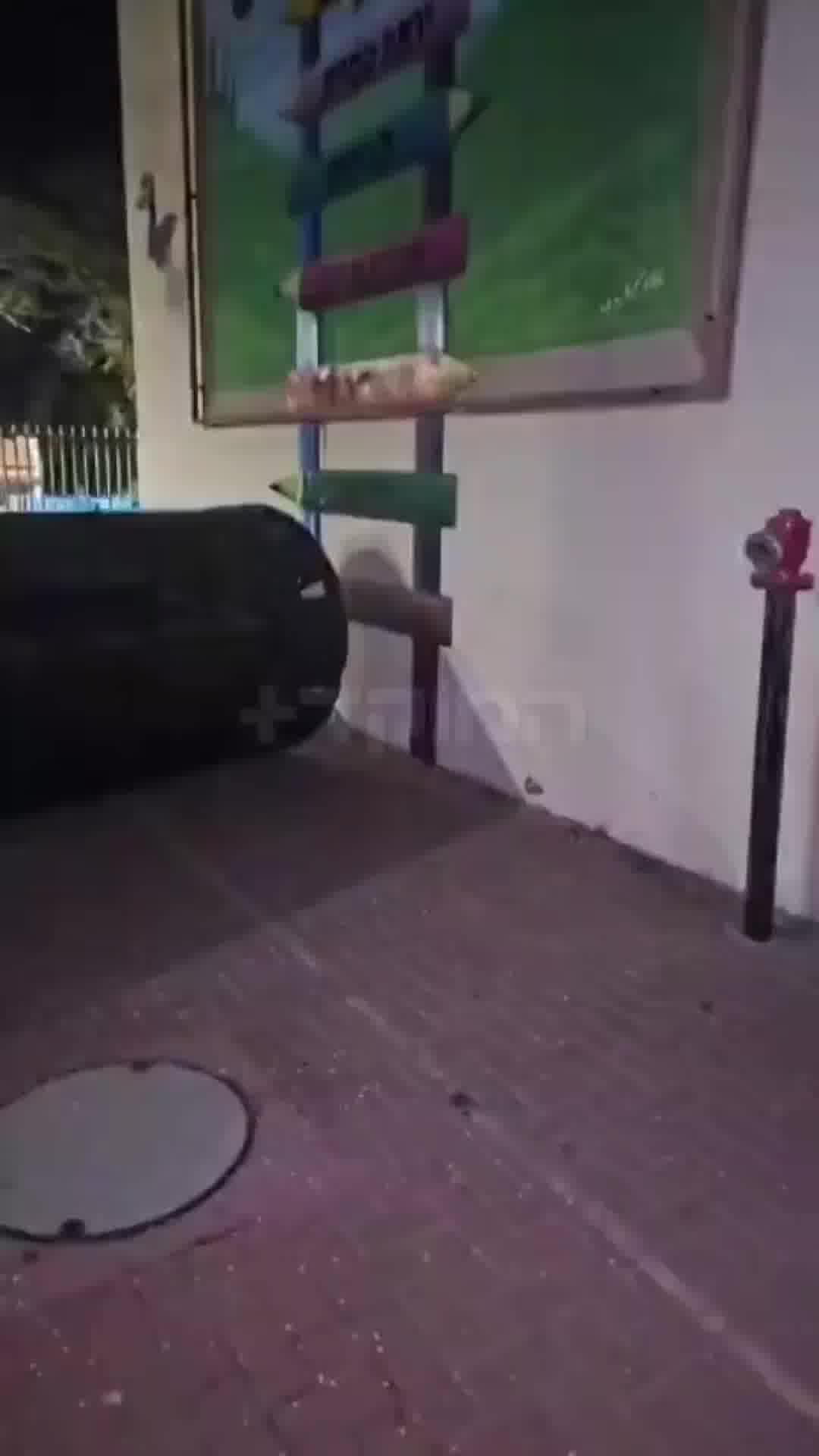 "רסיס" שנפל הלילה בישוב בשומרון
