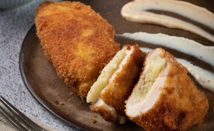 שניצל ממולא בפירה (צילום: נמרוד סונדרס, מאסטר שף)