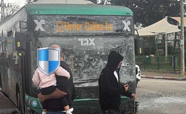 תיעוד מזירת האירוע בקריית שמונה