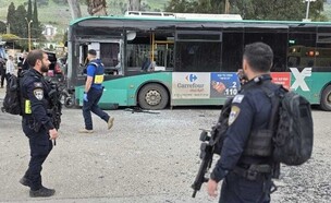 תיעוד מזירת האירוע בקריית שמונה (צילום: דוברות המשטרה)