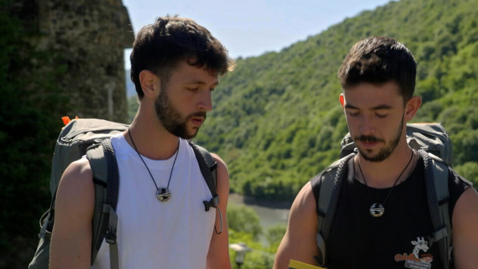 איתי ועומרי רוזנבליט (צילום: מתוך "המירוץ למיליון", קשת 12)