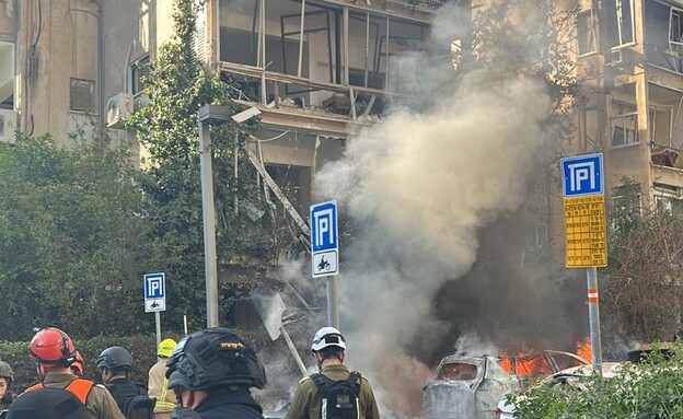 זירת הנפילה בת"א