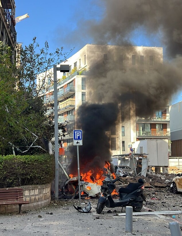 זירת נפילה בתל אביב זירת נפילה בתל אביב