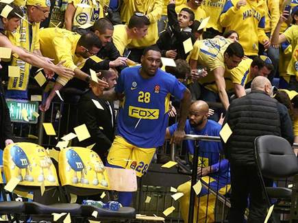 &ldquo;תמיד מדבר על מכבי&ldquo; (אלן שיבר) (צילום: ספורט 5)