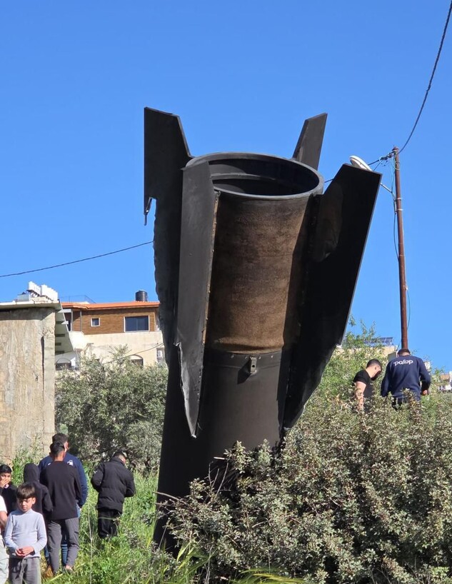 נפל טיל איראני בשומרון נפל טיל איראני בשומרון