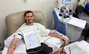 הלוחם שתרם (צילום: עזר מציון)