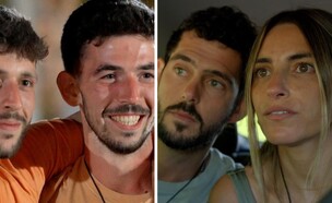 מאי חטואל, איתי און, עמרי רוזנבליט ואיתי רוזנבליט (צילום: מתוך "המירוץ למיליון", קשת 12)