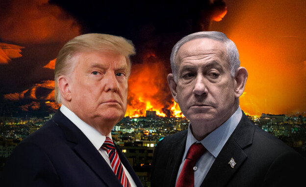 בנימין נתניהו,דונלד טראמפ (עיבוד: יונתן זינדל, getty images, פלאש 90, רויטרס)