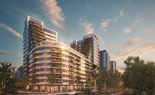 פרויקט זוהי תל אביב בשדה דב של לוינשטין מטרופוליס ומבנה (הדמיה: 3DIVISOIN, יחסי ציבור)