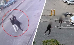 תיעוד הרצח בתל אביב (צילום: דוברות המשטרה)