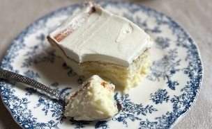 עוגת גבינה אפויה כשרה לפסח (צילום: עדי קלינגהופר, mako אוכל)