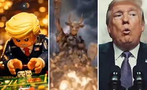 סרטוני תעמולה של האיראנים (צילום: מתוך הרשתות החברתיות לפי סעיף 27א' לחוק זכויות יוצרים)