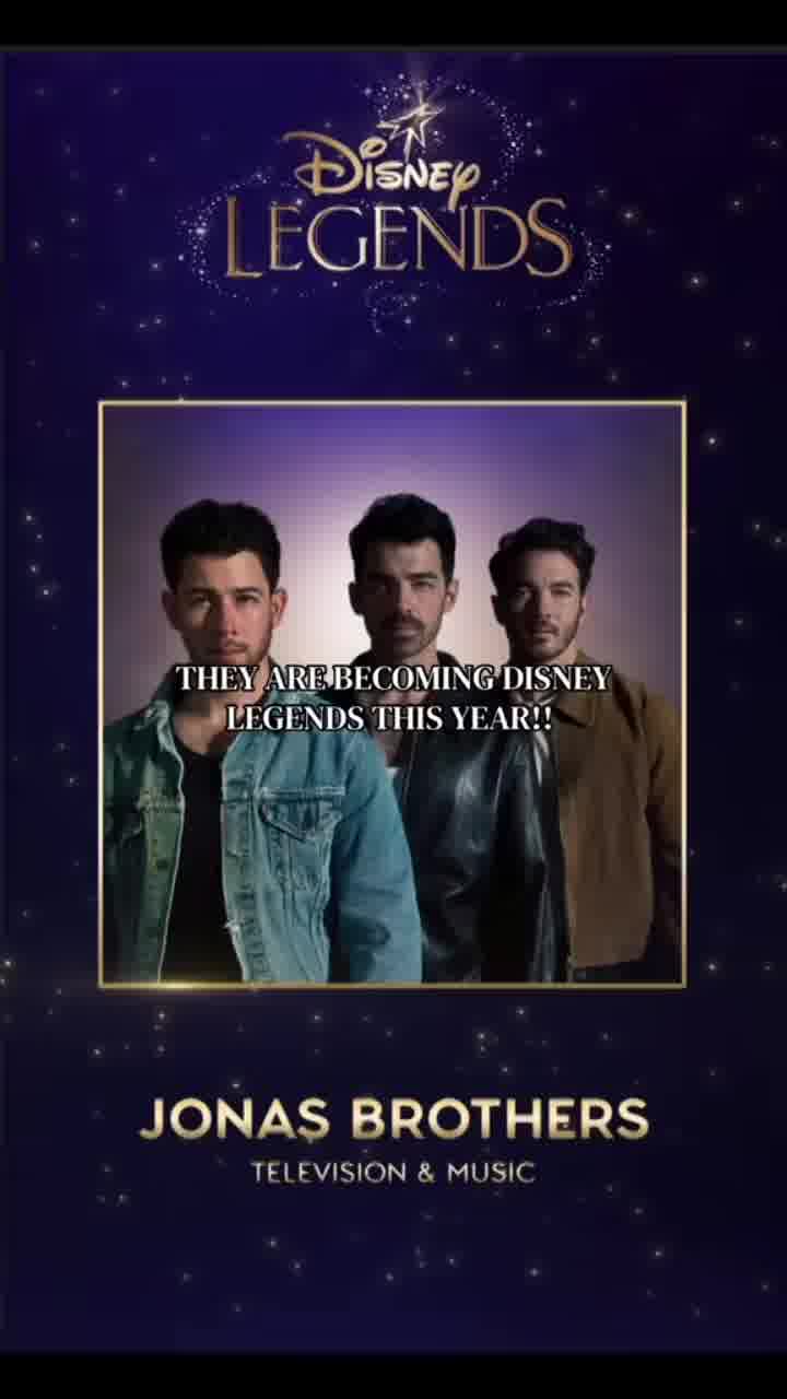 האחים ג׳ונאס, אן האת'וויי ודוויין ג'ונסון הוכרזו כ״אגדות דיסני״, ויקבלו את תואר הכבוד באירוע שיתקיים