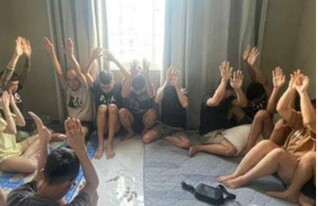 מתחם הונאה קמבודיה (צילום: LILLIAN SUWANRUMPHA, getty images)