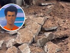 טל מוסרי שברי יירוט ליד הבית