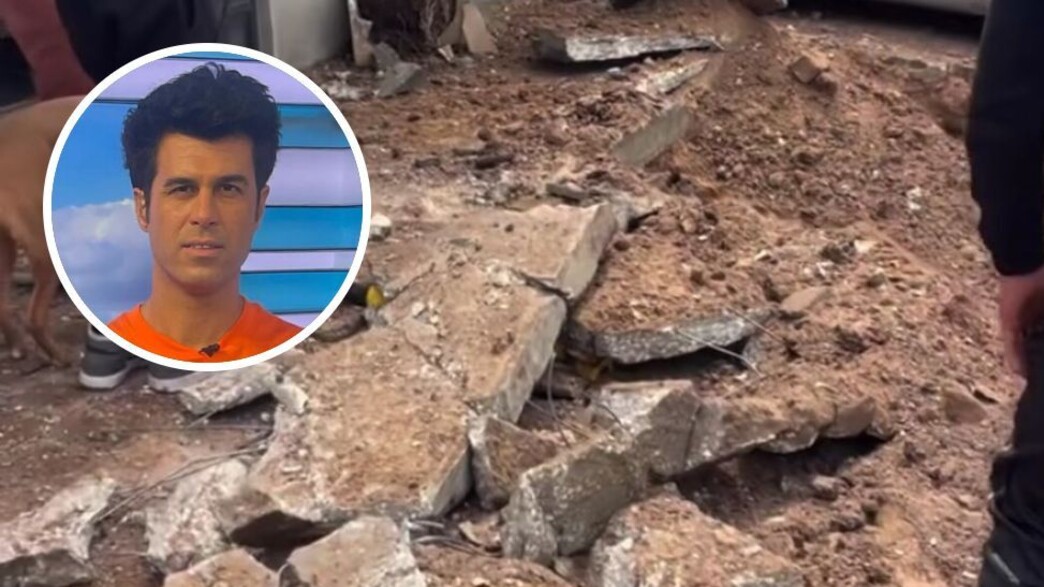 טל מוסרי שברי יירוט ליד הבית טל מוסרי שברי יירוט ליד הבית